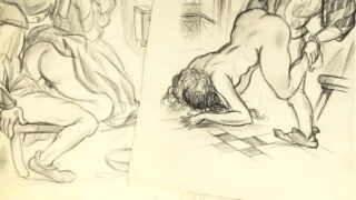 vintage erotic drawings